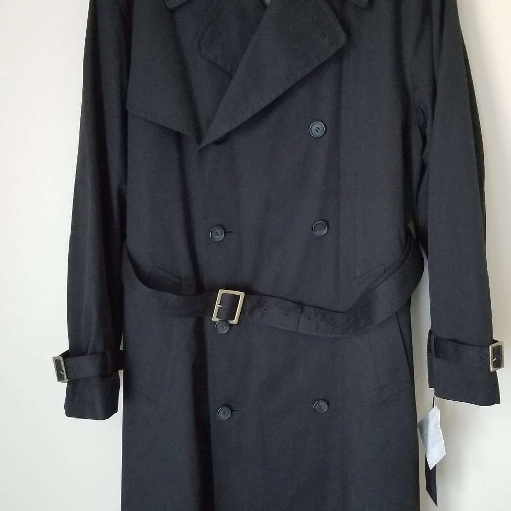 Nautica Water-resistant Coat Black (NWT) size 42T
